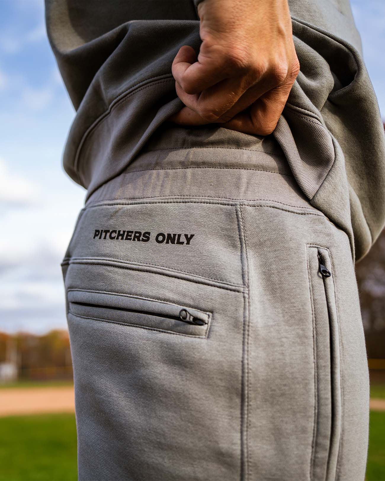 Gray Tech Joggers