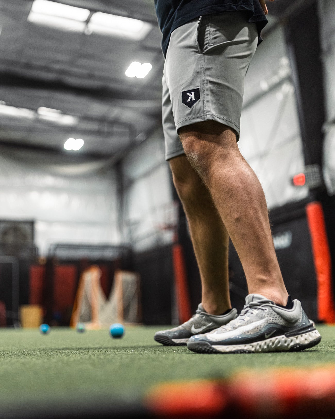 Gray Training Shorts