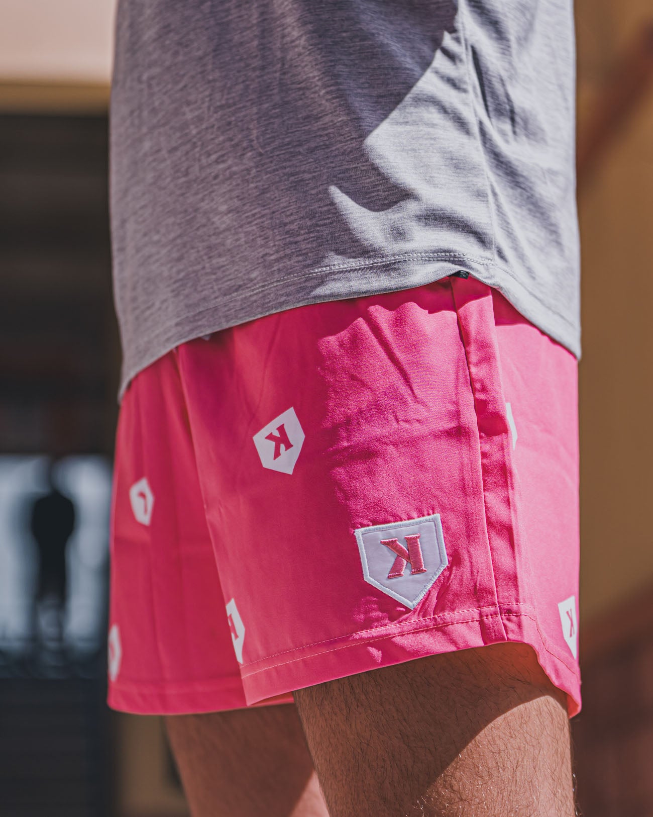 Pinktober Allover Training Shorts