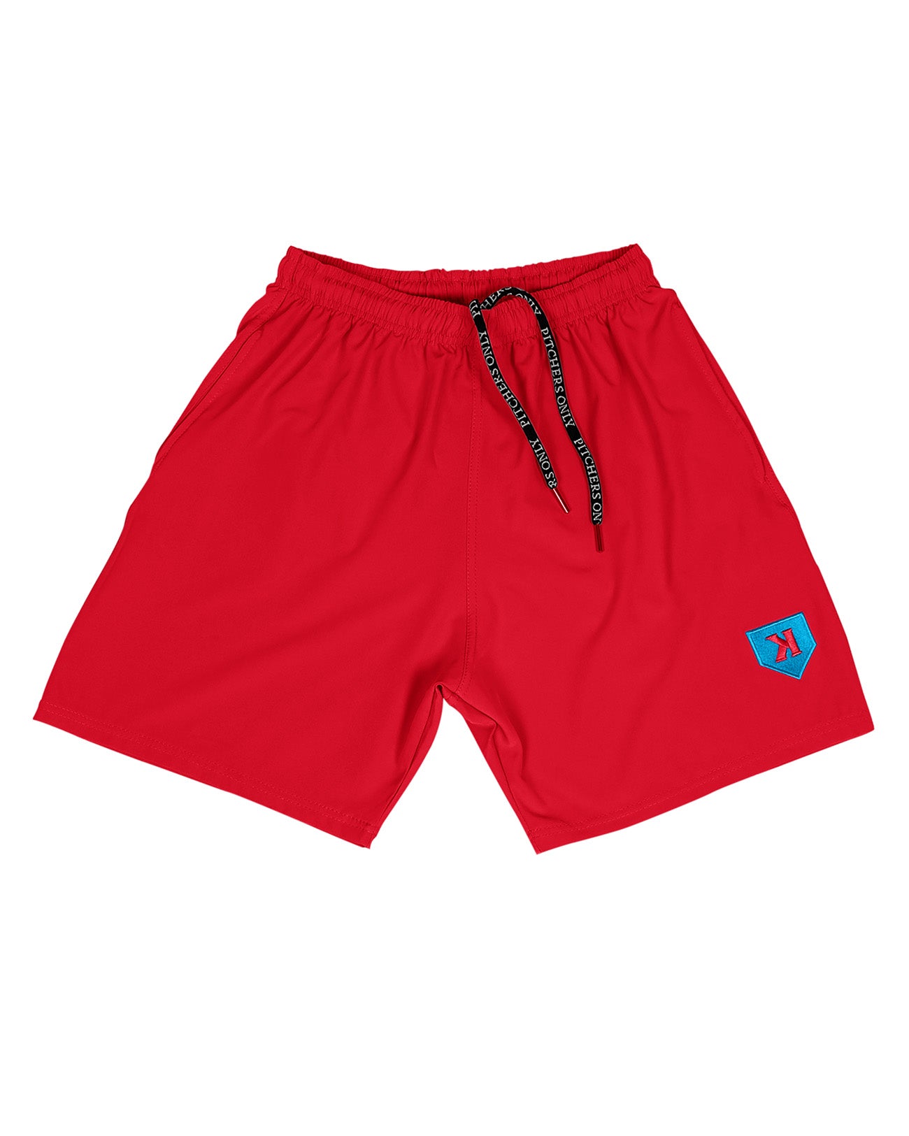 YOUTH Bold Red Training Shorts