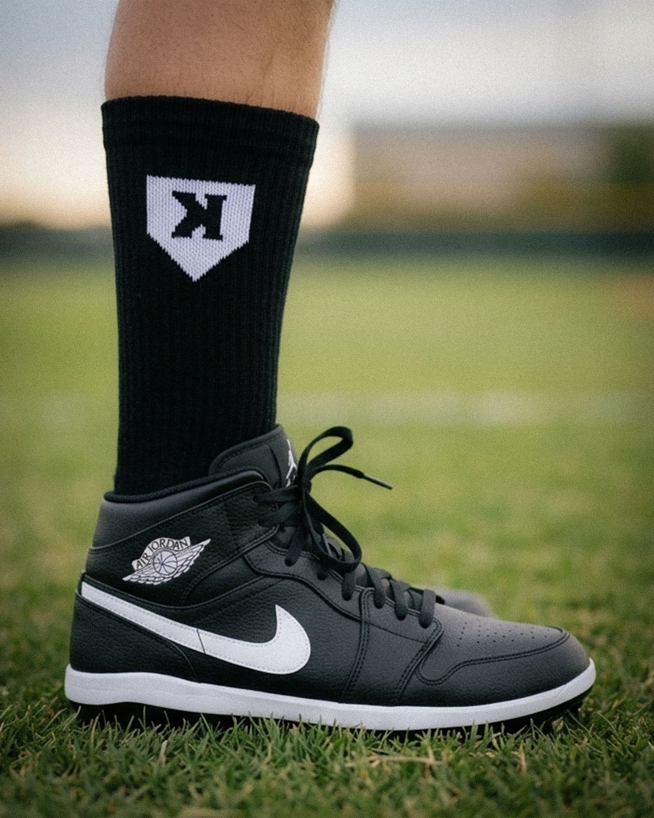 Pitchers Only 3-Pack Trainer Socks - Shove Day Black