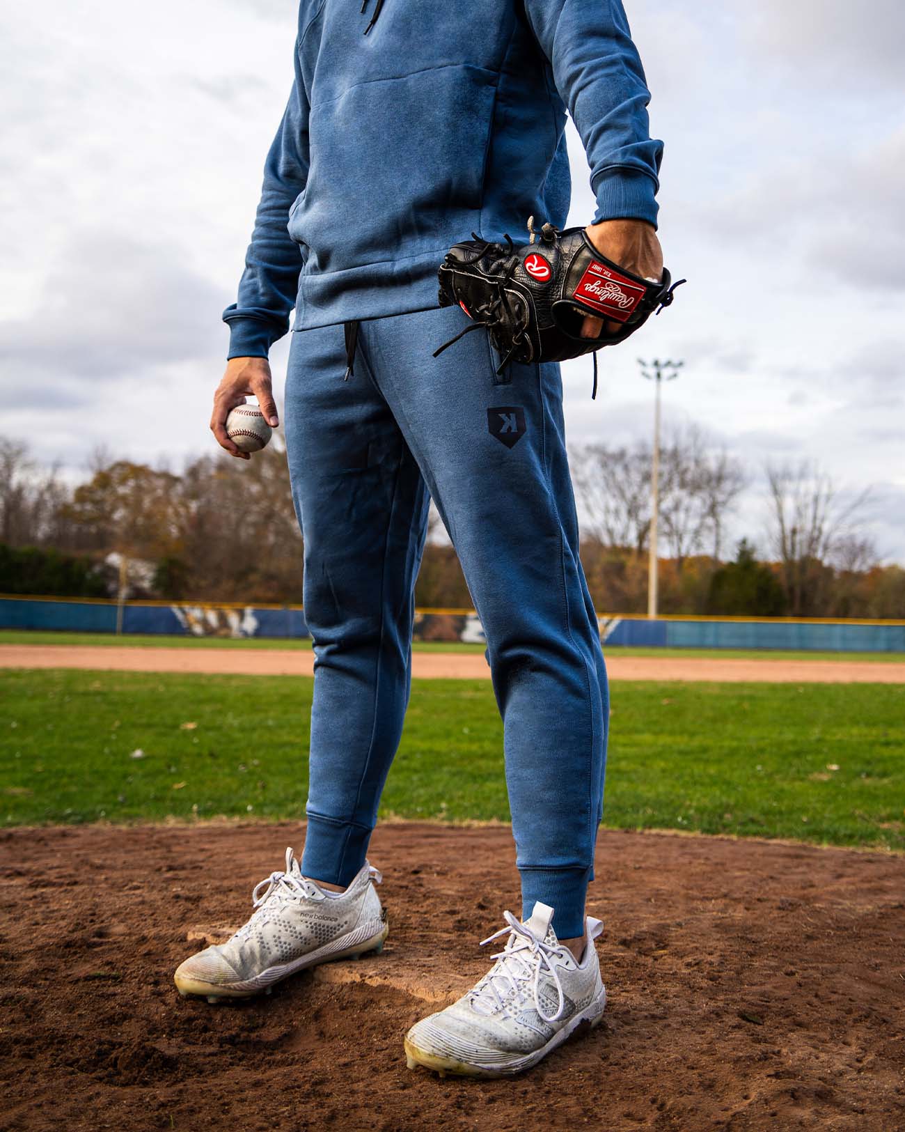 Storm Blue Tech Joggers