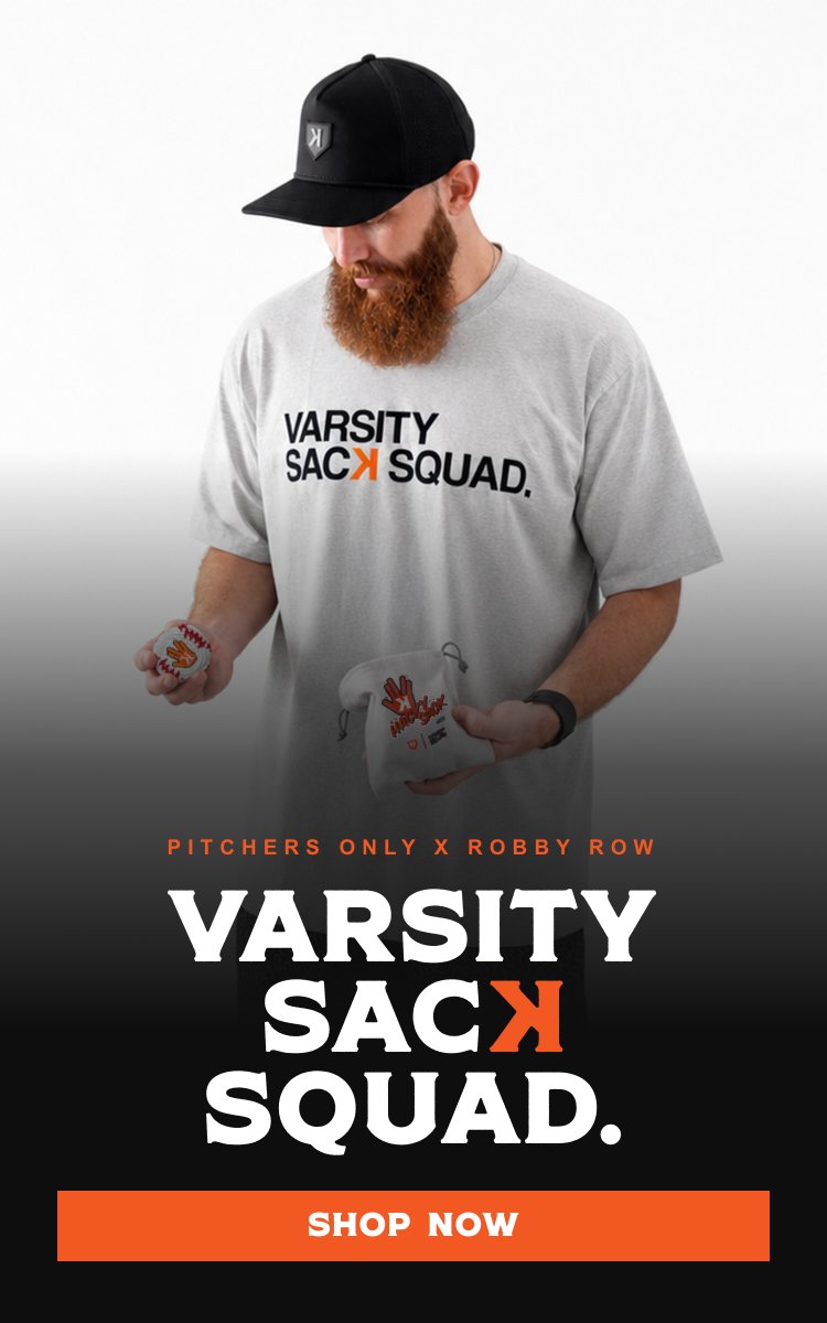 Pitchers Only x Robby Row Varsity Sack Squad T-shirt