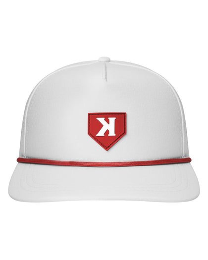 Golf Hat - Red/White