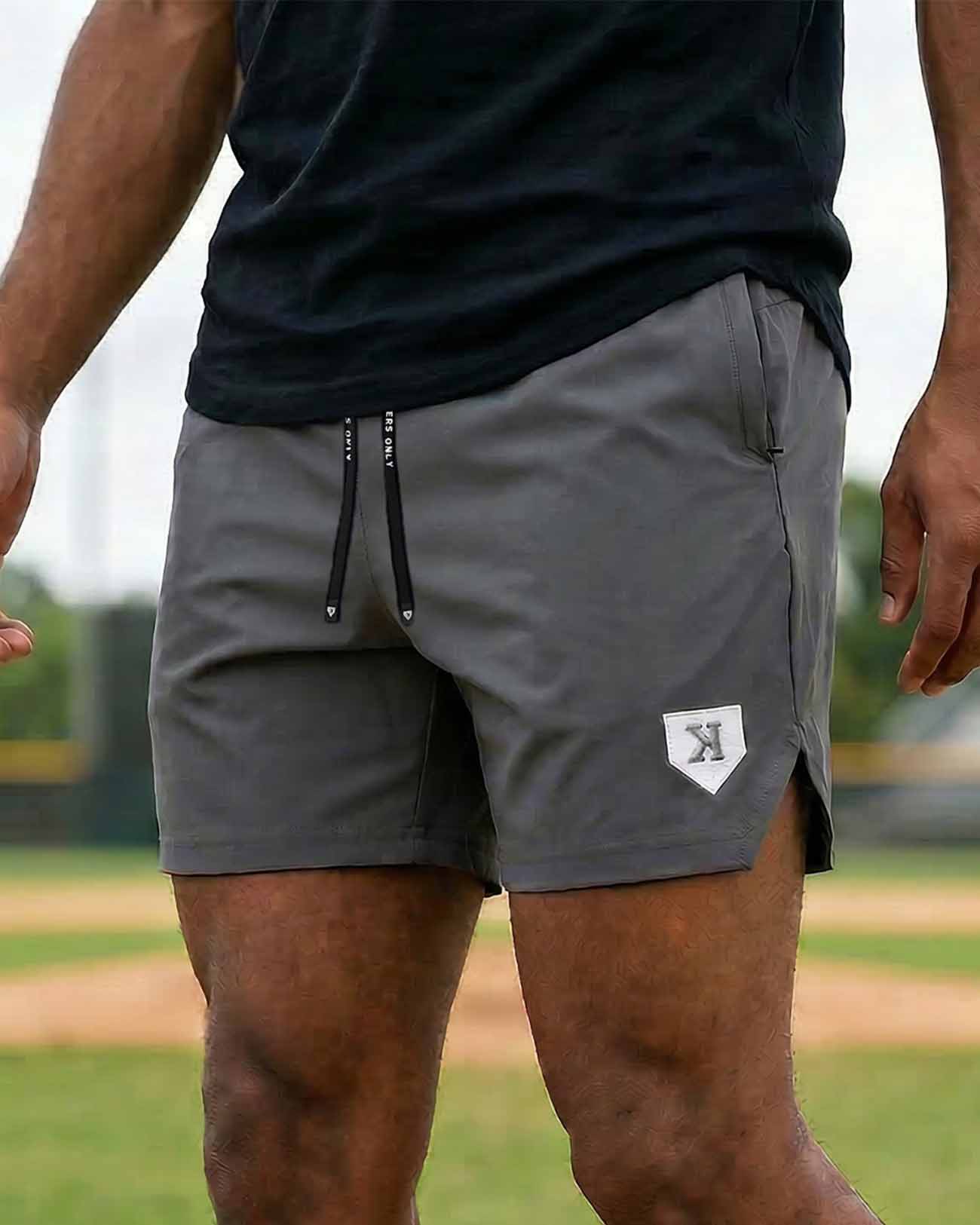 Charcoal Training Shorts - Pitchers Only