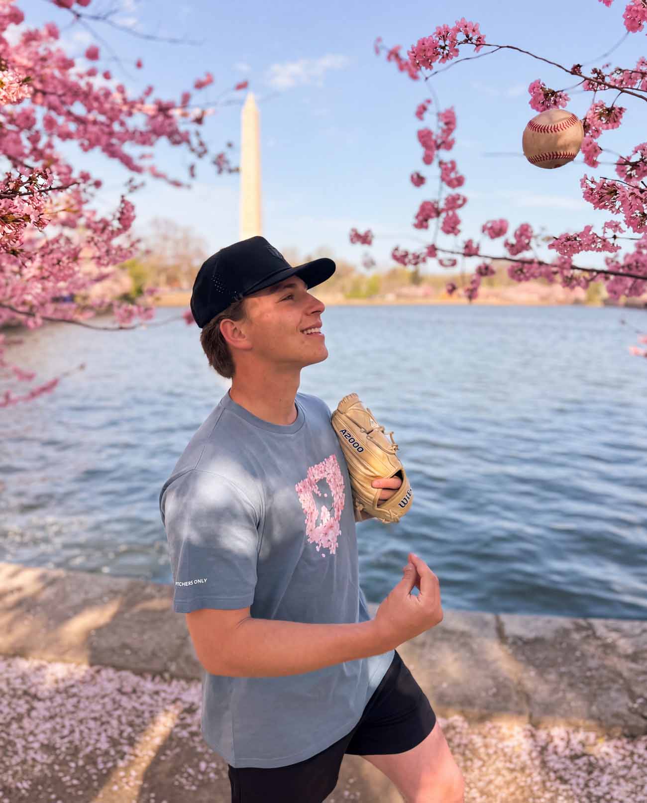 Cherry Blossom Tee - Detail - Pitchers Only