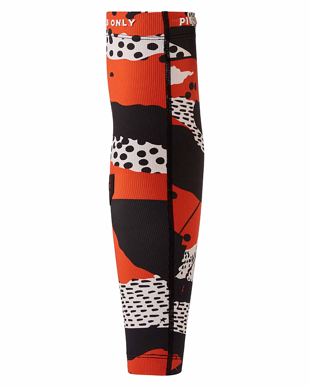 Graduated Compression Pitcher Arm Sleeve - Safari Print baseball pitcher accessories - detail closeup