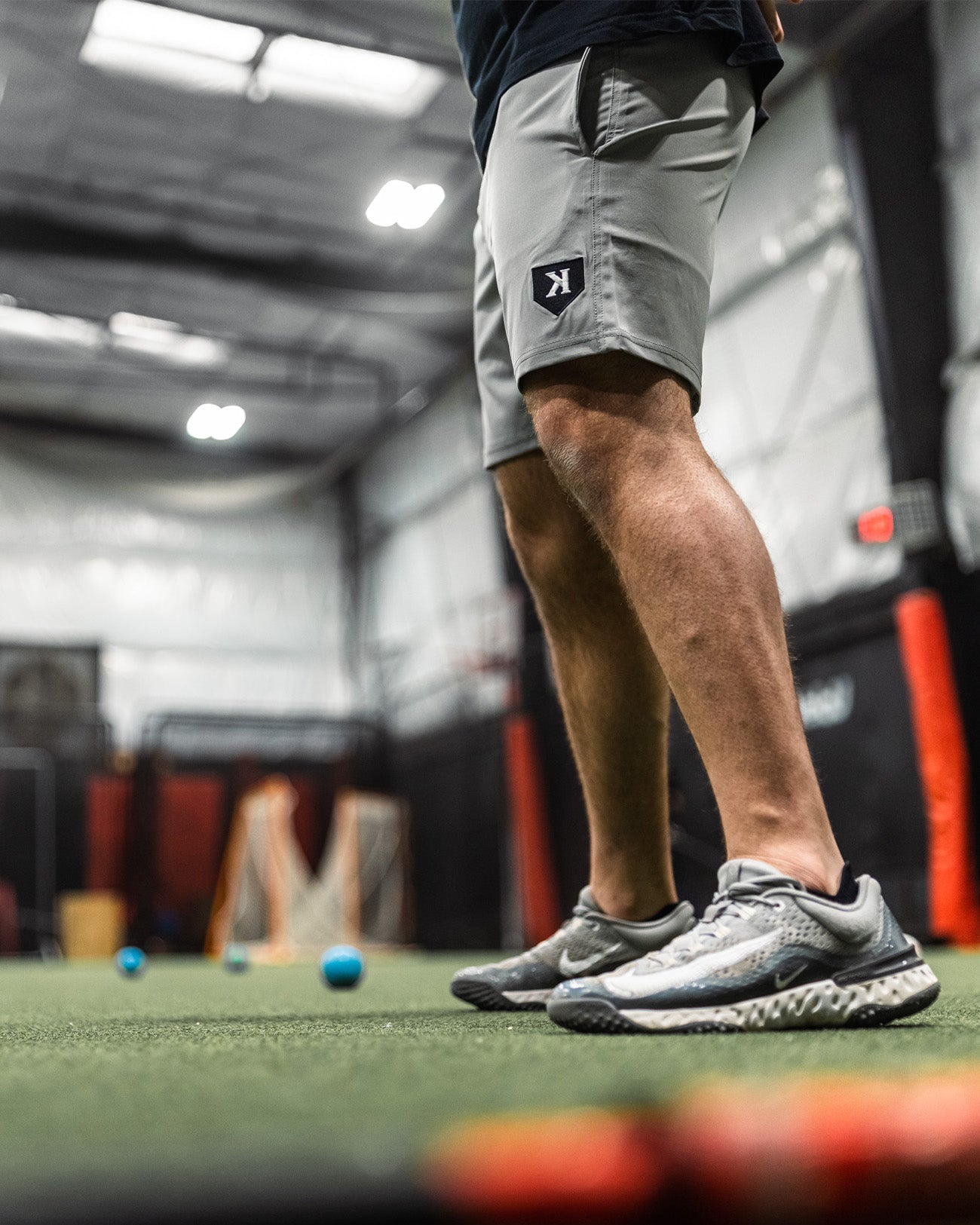 Gray Training Shorts - Pitchers Only