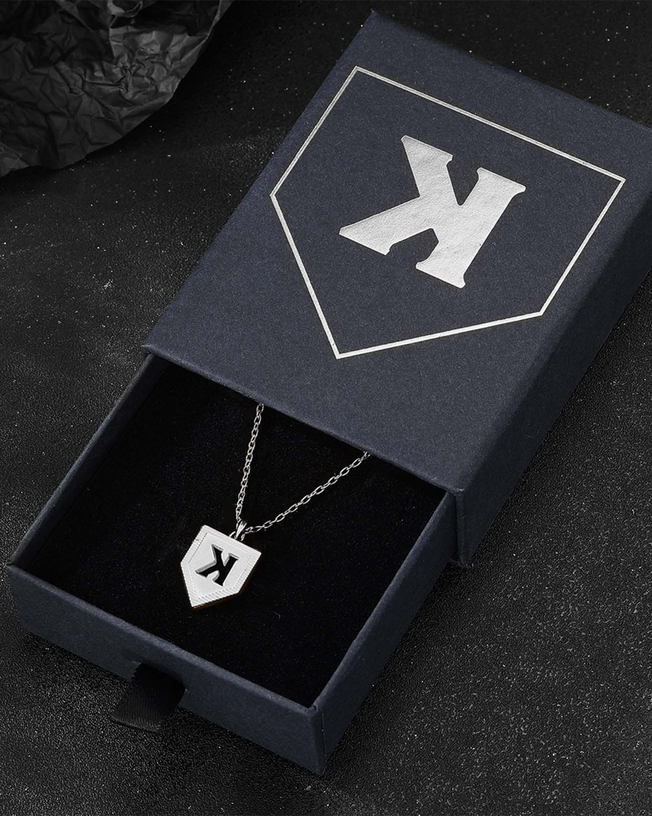 K Pendant and Chain - Pitchers Only