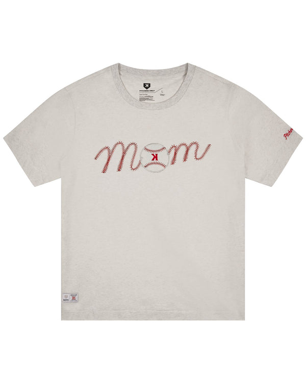 Mom Baseball Stitch Oversized Tee - Pitchers Only