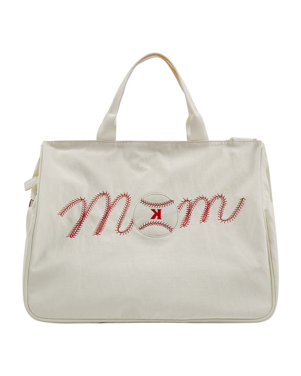 Mom Baseball Stitch Tote - Pitchers Only