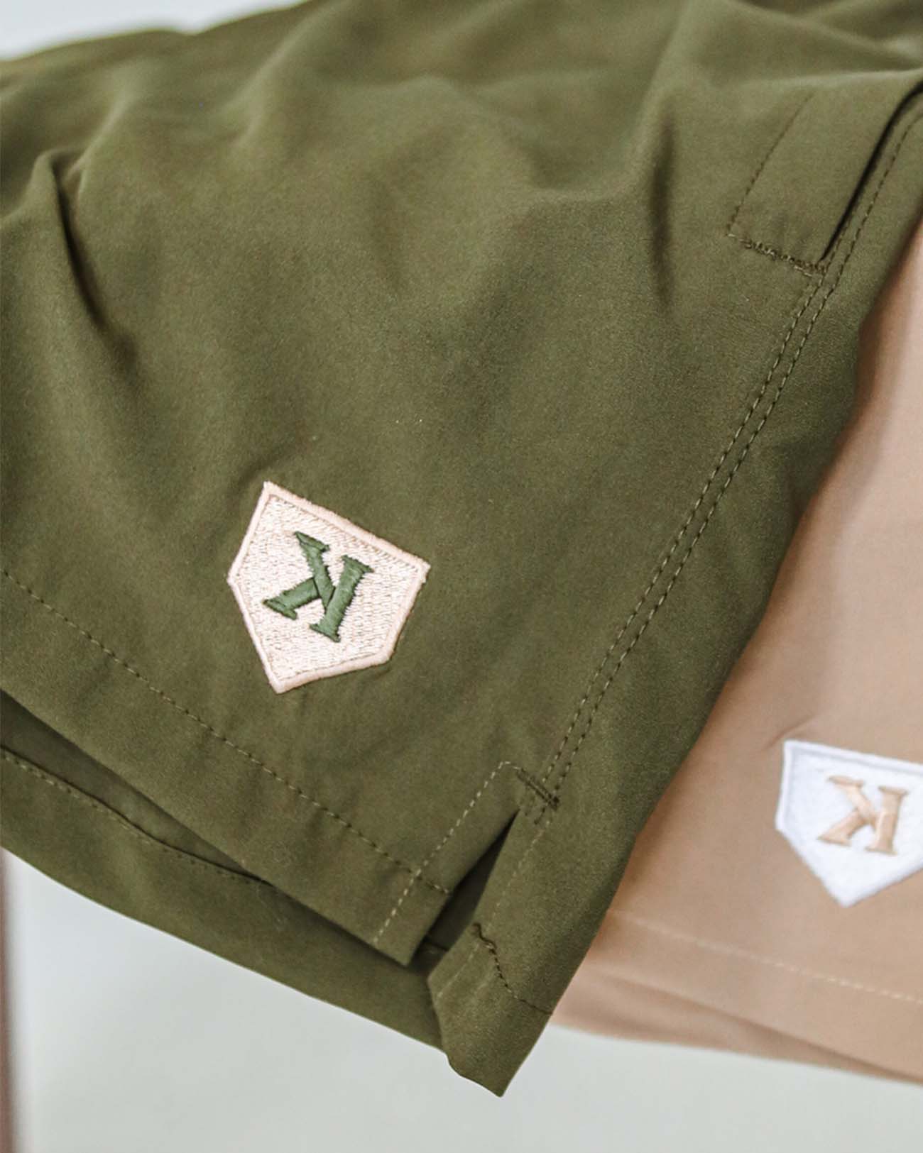 Olive Training Shorts