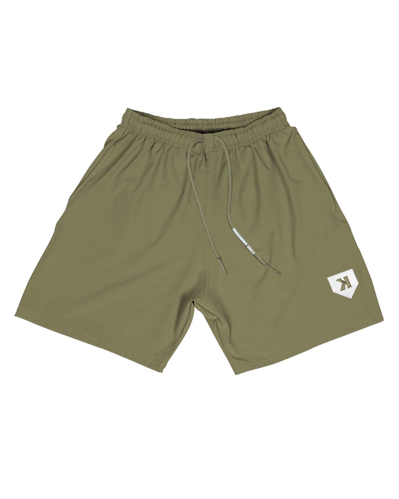 Olive Training Shorts