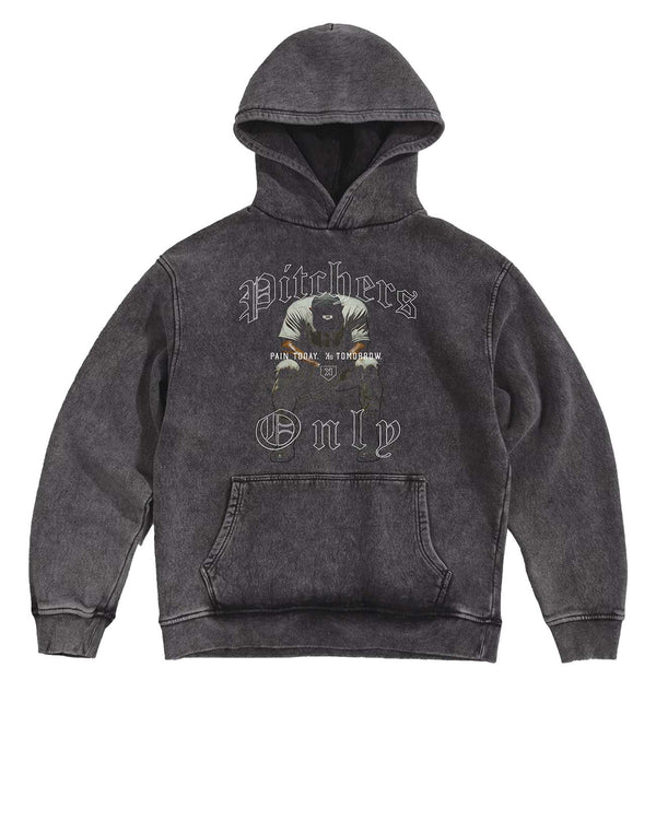Pain Now Ks Later Acid Wash Hoodie - Pitchers Only