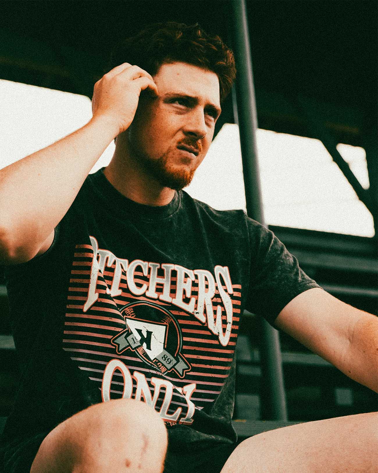 Pitchers Only Vintage Acid Wash Tee - Pitchers Only