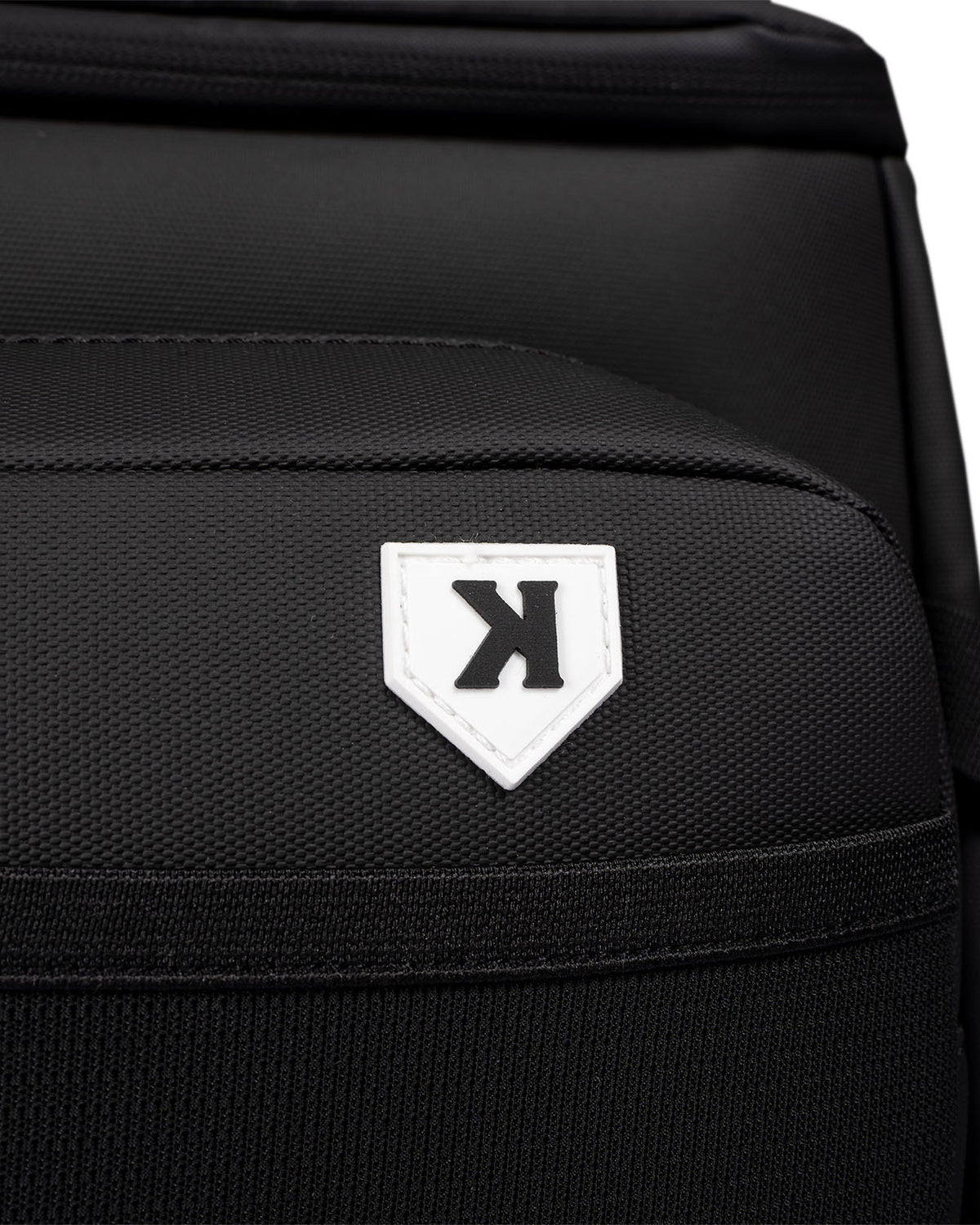 Close up of Pitchers Only Black Shove Day Bag