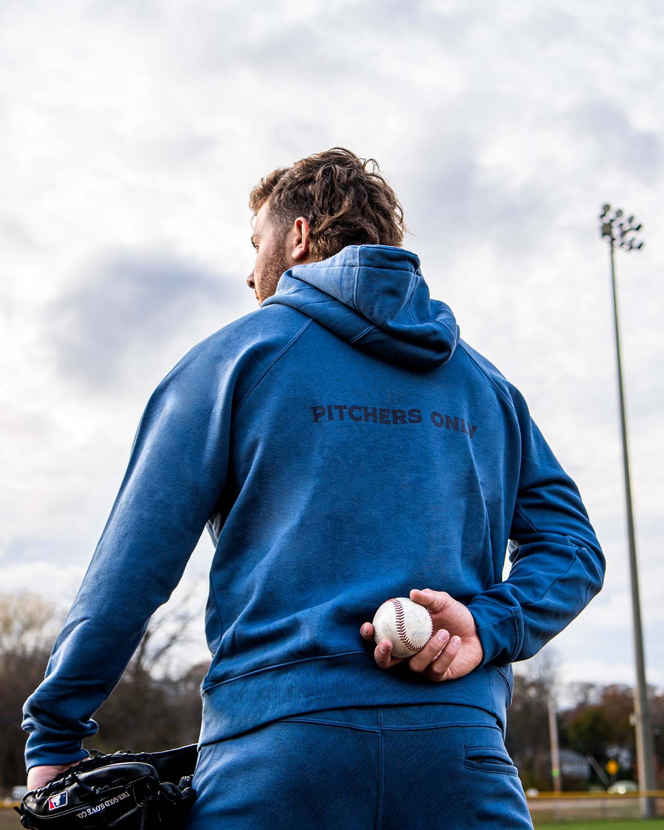 Storm Blue Tech Hoodie - Pitchers Only