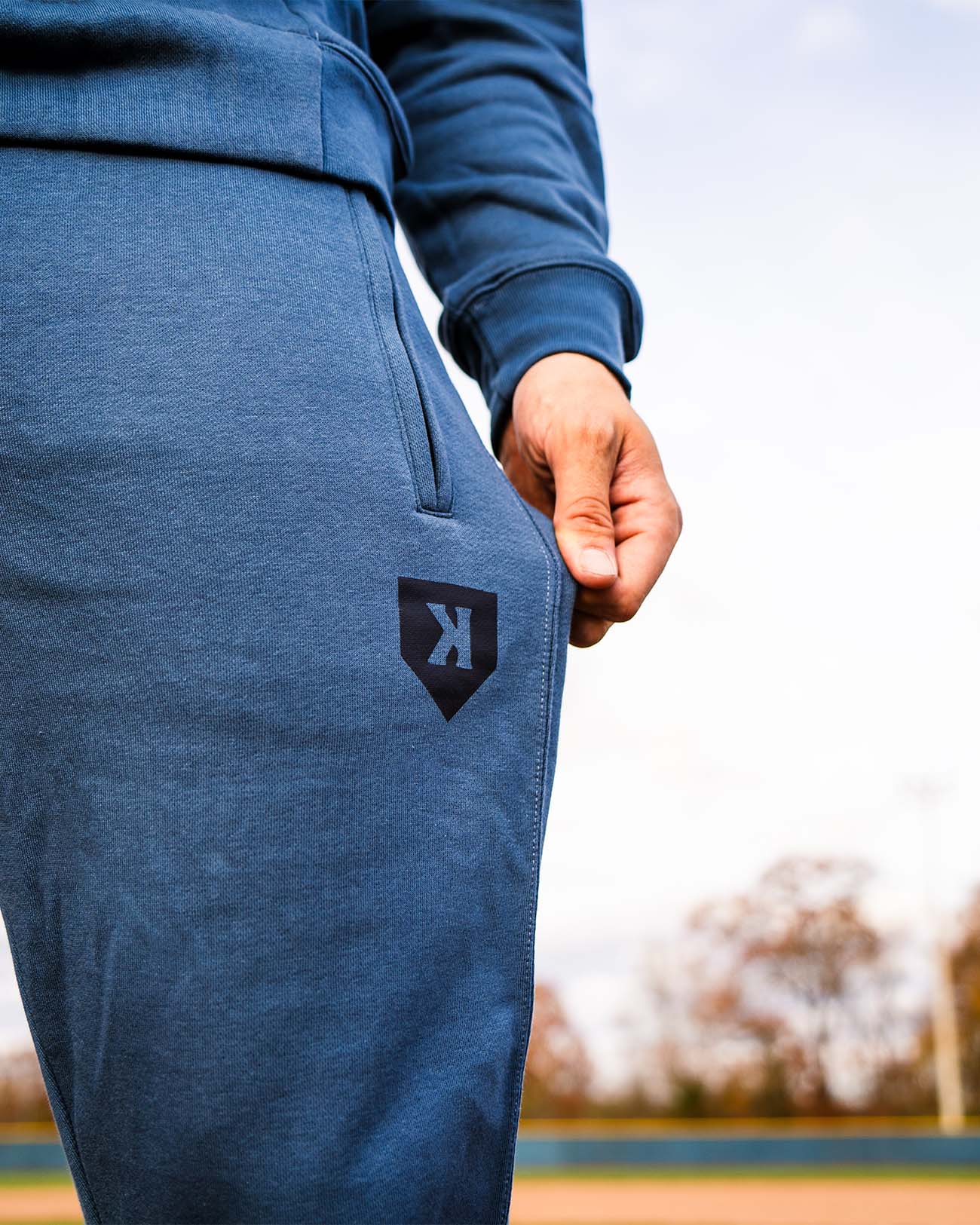 Storm Blue Tech Joggers