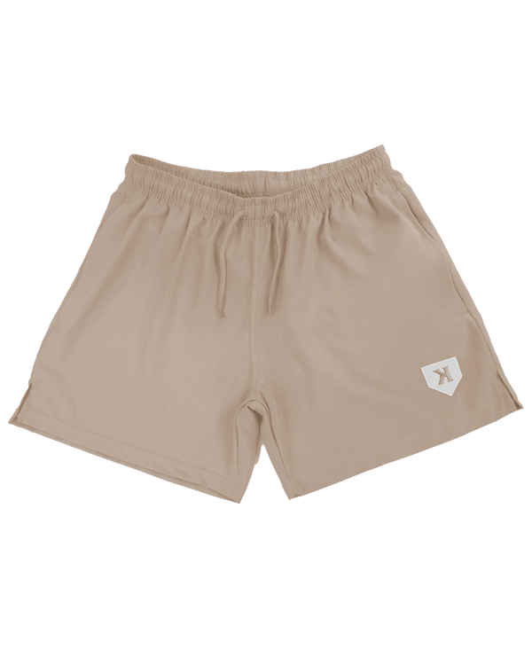 Tan Training Shorts - Pitchers Only