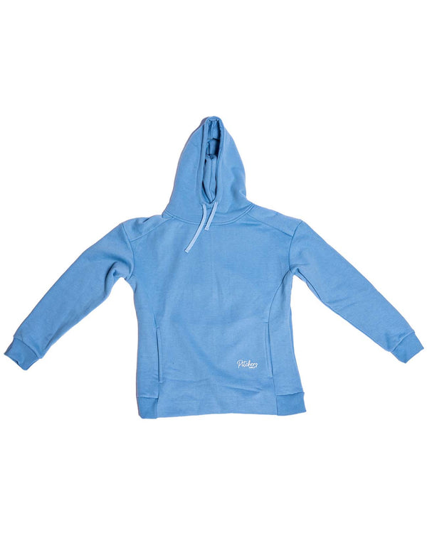Women's Softball Sky Blue Hoodie - Pitchers Only