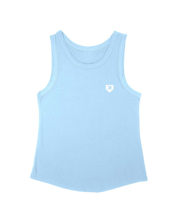 Women's Softball Sky Blue Tank Top - Pitchers Only