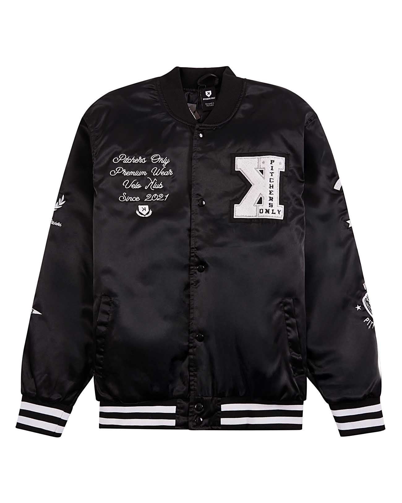 Black Velo Klub Bullpen Jacket - Pitchers Only
