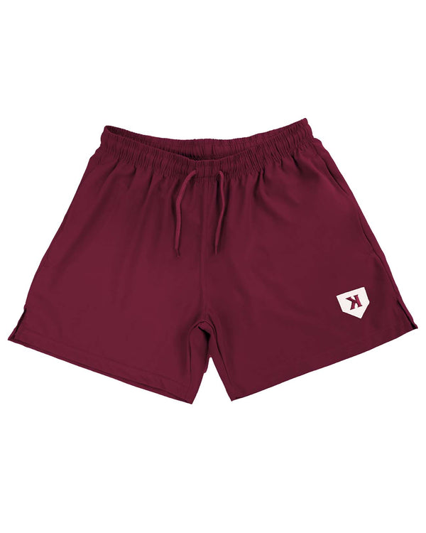 YOUTH Burgundy Training Shorts - Pitchers Only