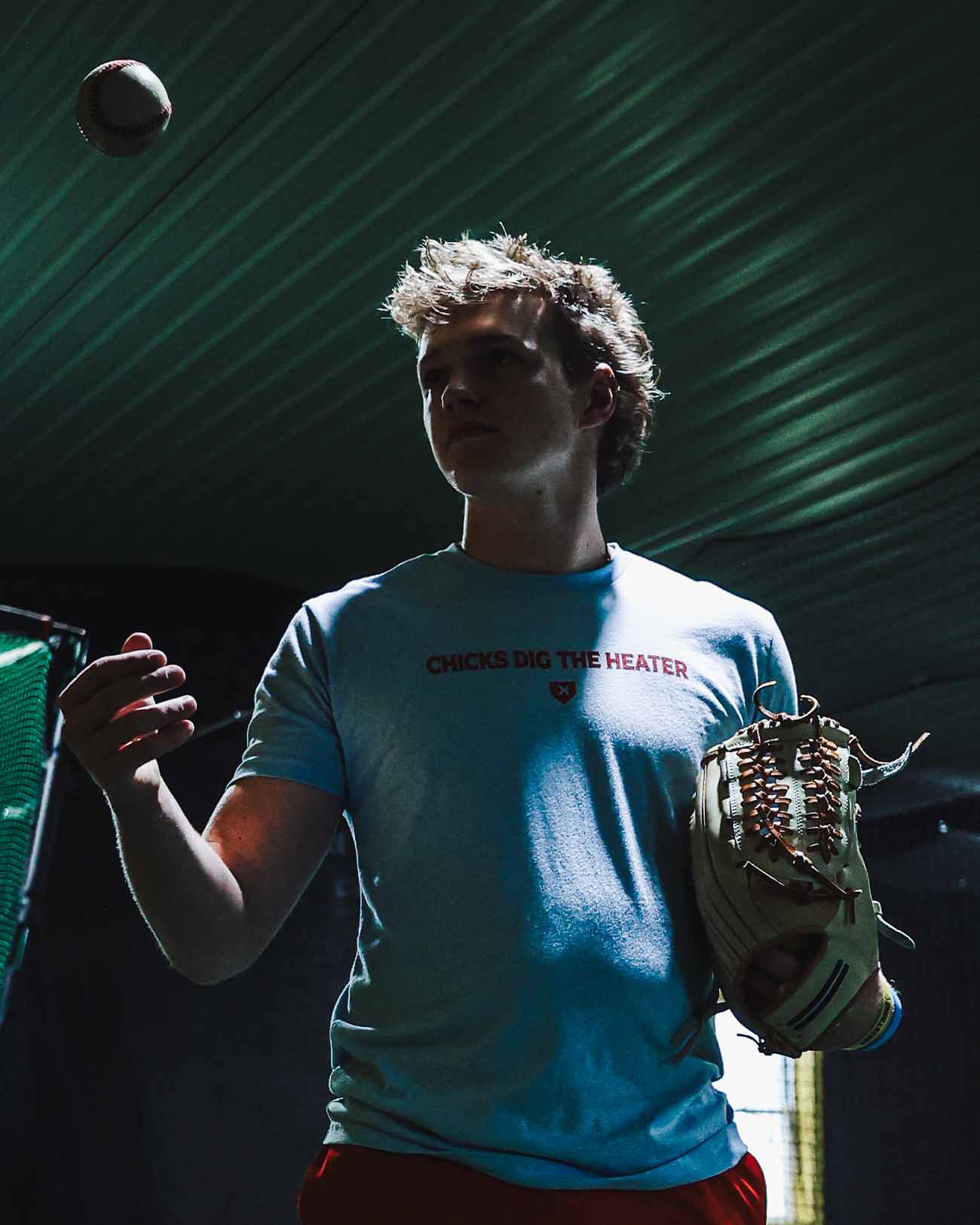 YOUTH Chicks Dig the Heater Tee - Pitchers Only