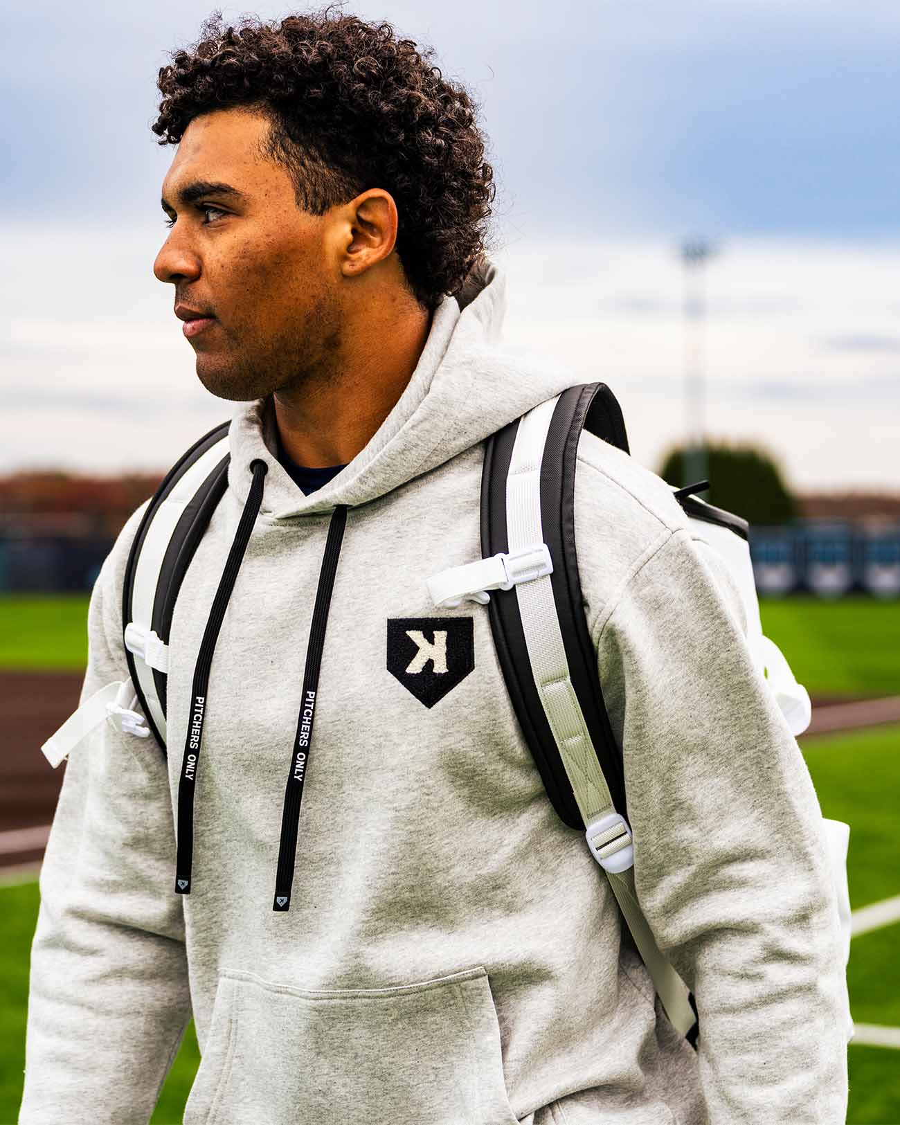 YOUTH Core Hoodie - Gray - Pitchers Only