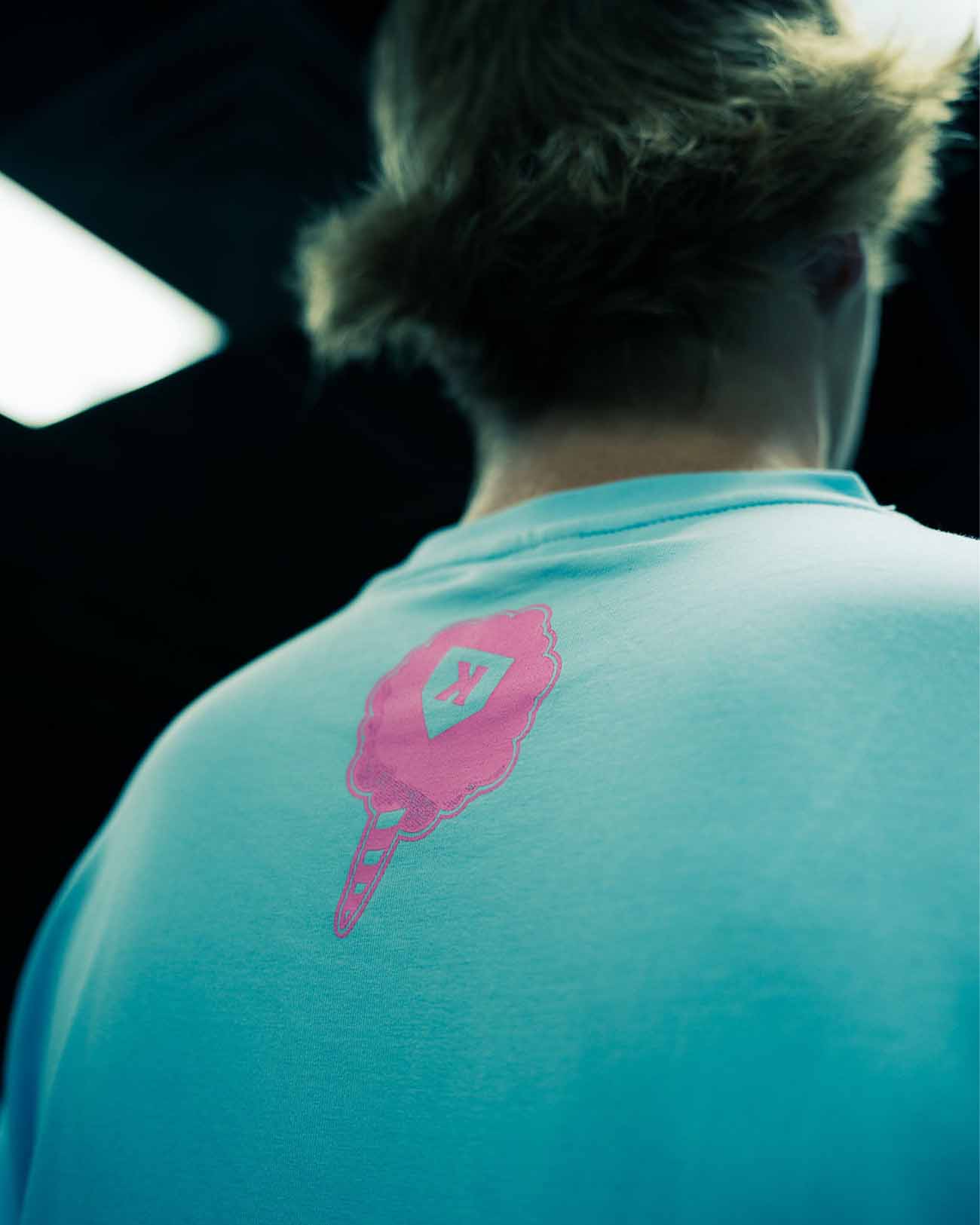 Cotton Candy Blue Tee - Pitchers Only