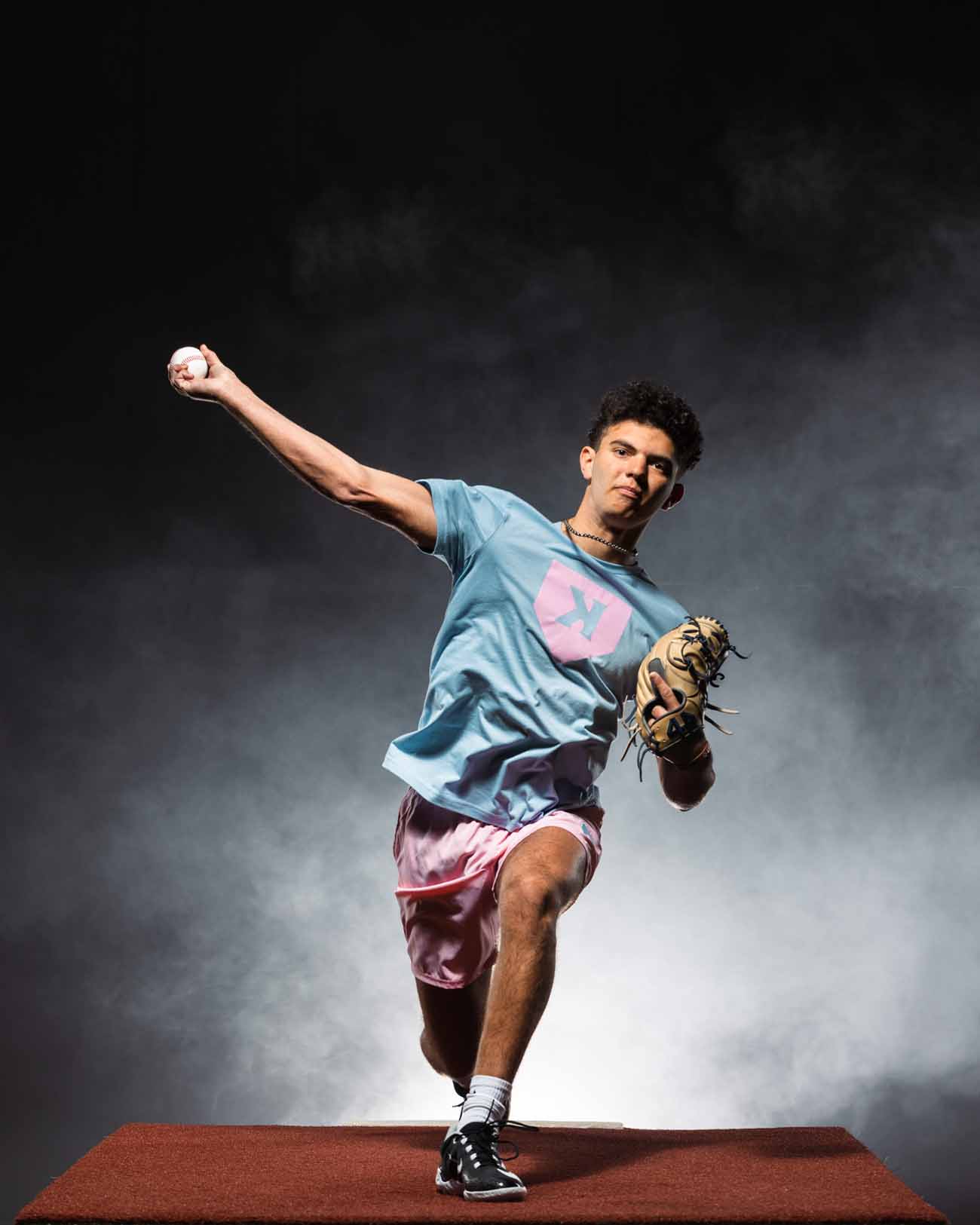 Cotton Candy Blue Tee - Pitchers Only