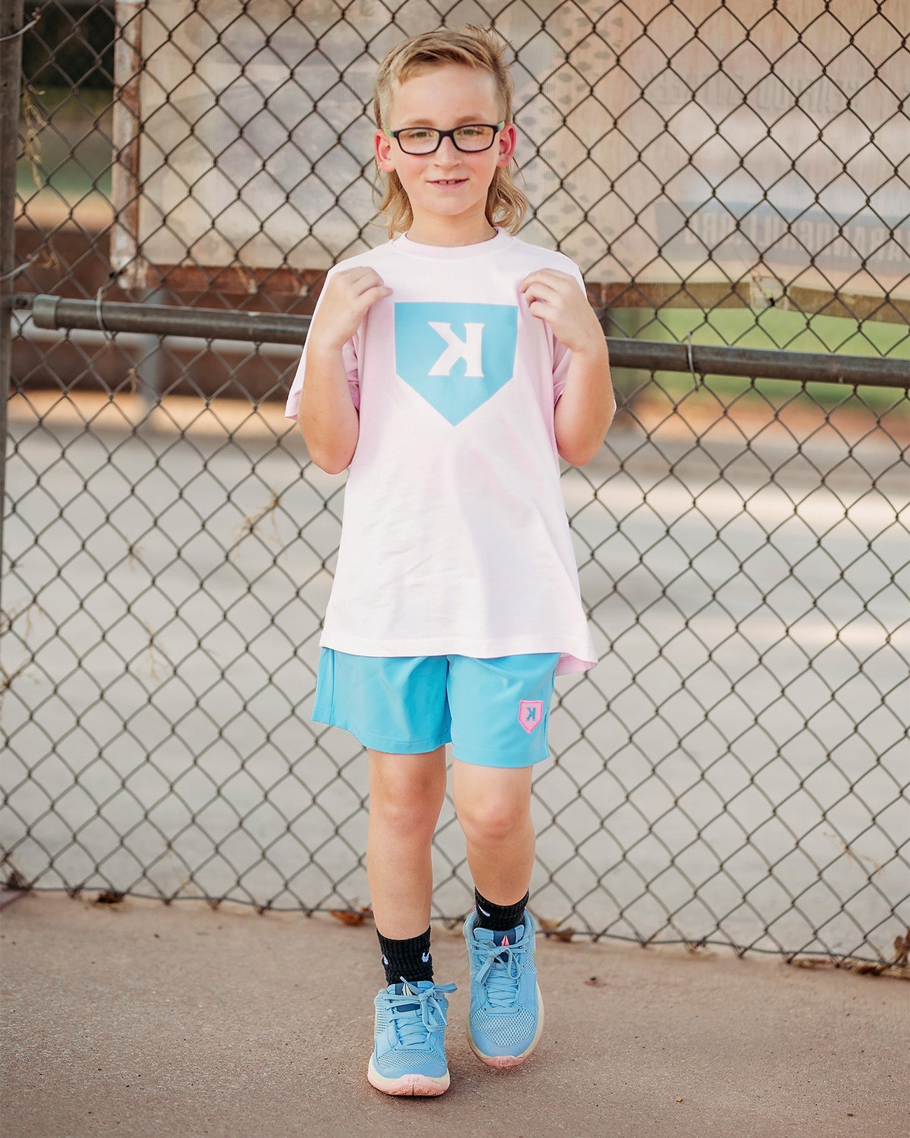 YOUTH Cotton Candy Pink Tee - Pitchers Only