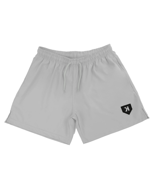 YOUTH Gray Training Shorts - Pitchers Only
