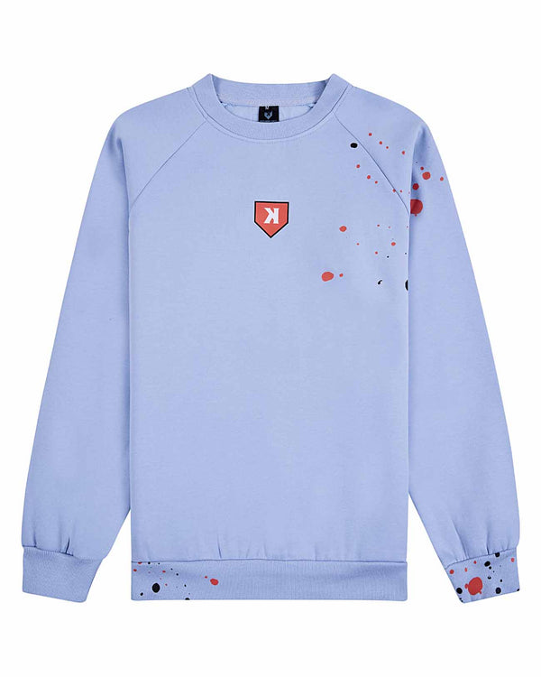 YOUTH Paint The Black Crewneck - Bullpen Blue - Pitchers Only