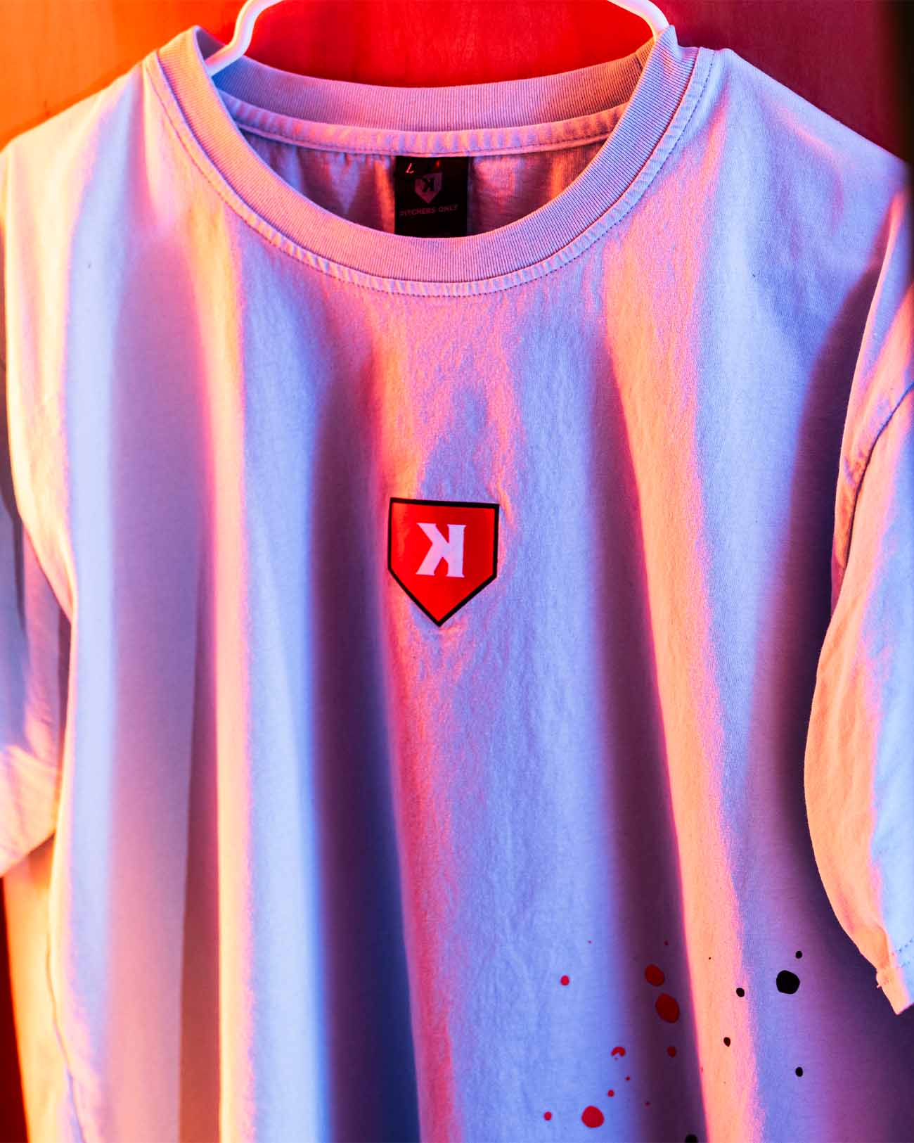 YOUTH Paint The Black Tee - Bullpen Blue - Pitchers Only