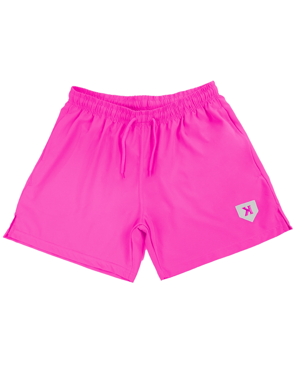 YOUTH Pink Training Shorts - Pitchers Only