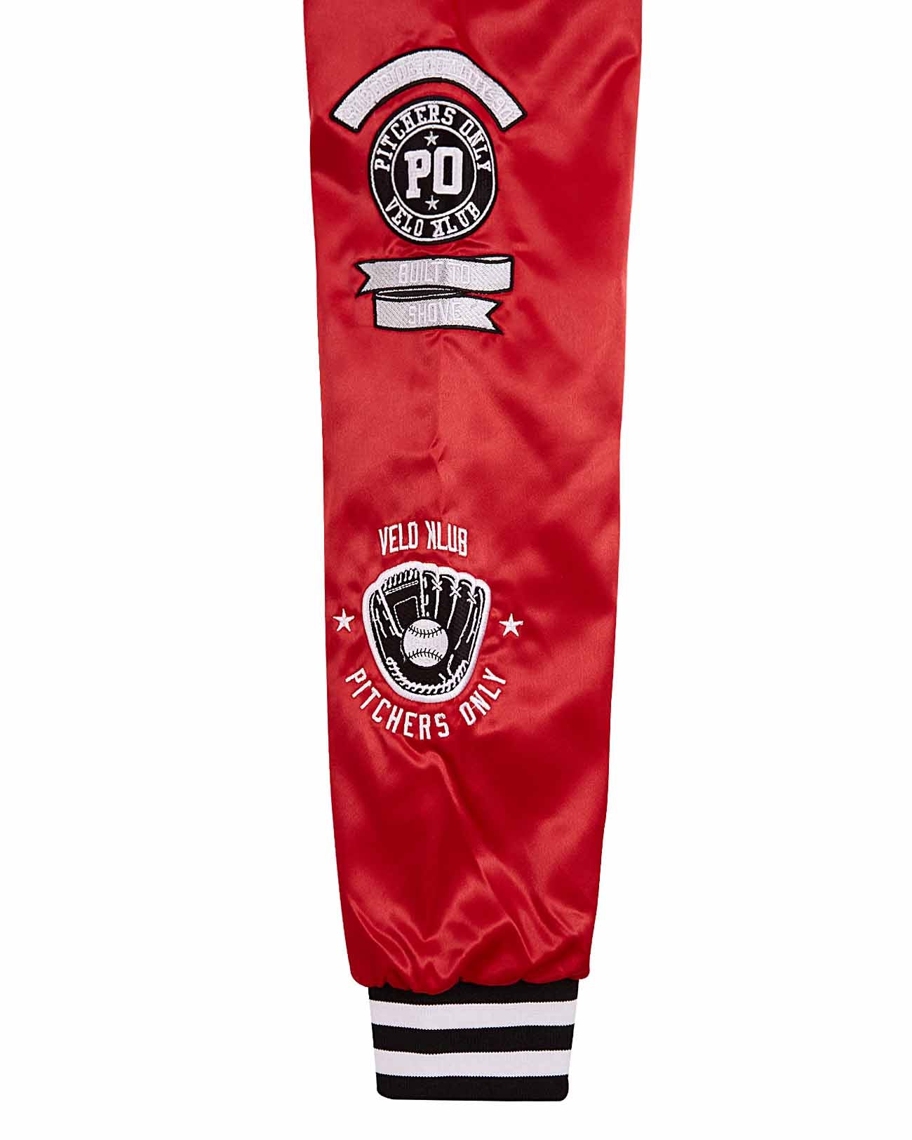 YOUTH Red Velo Klub Bullpen Jacket - Pitchers Only