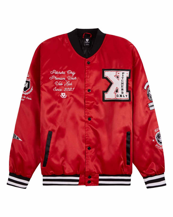 YOUTH Red Velo Klub Bullpen Jacket - Pitchers Only